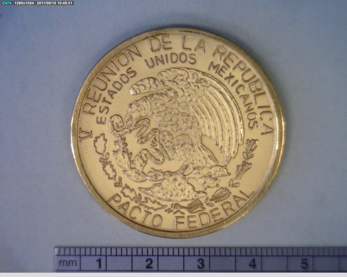 Medalla V Reunión de la República (1982) (anverso)