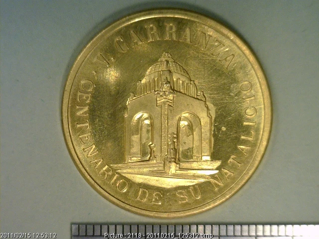 Medalla Venustiano Carranza (1959) (anverso)
