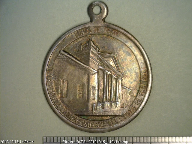 Medalla Veracruz. Escuela Normal (1911) (anverso)