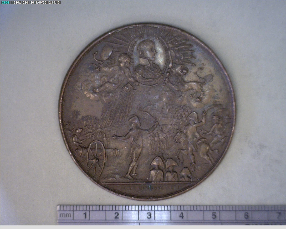 Medalla Veracruz. La batalla del Monte de las Cruces (1810) (anverso)