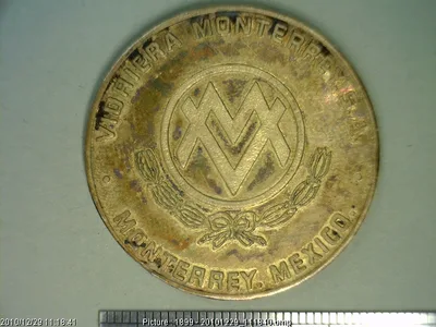 Medalla Vidriera Monterrey, S.A (1959)