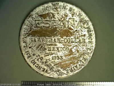 Medalla Vuelo de Barberan - Collar (1933)