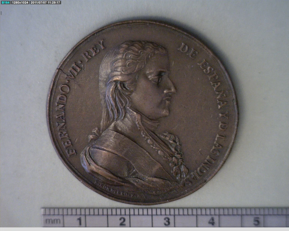 Medalla Zacatecas (1808) (anverso)