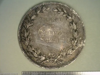 Medalla Zacatecas. Exposición Nacional Industria y Fomento (1881)