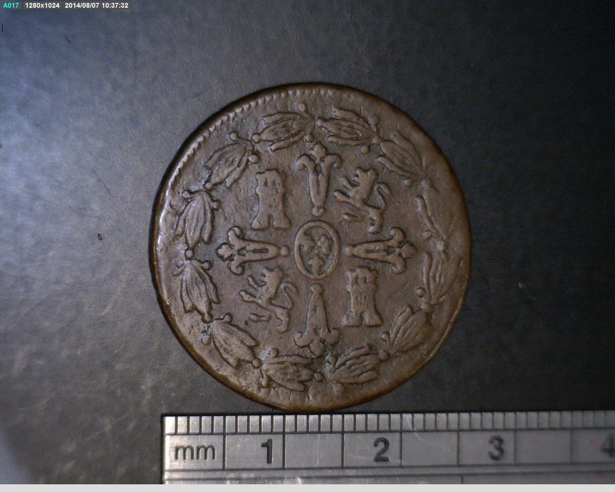 media-real-fernando-vii-1815-mexico - anverso (Banxico)