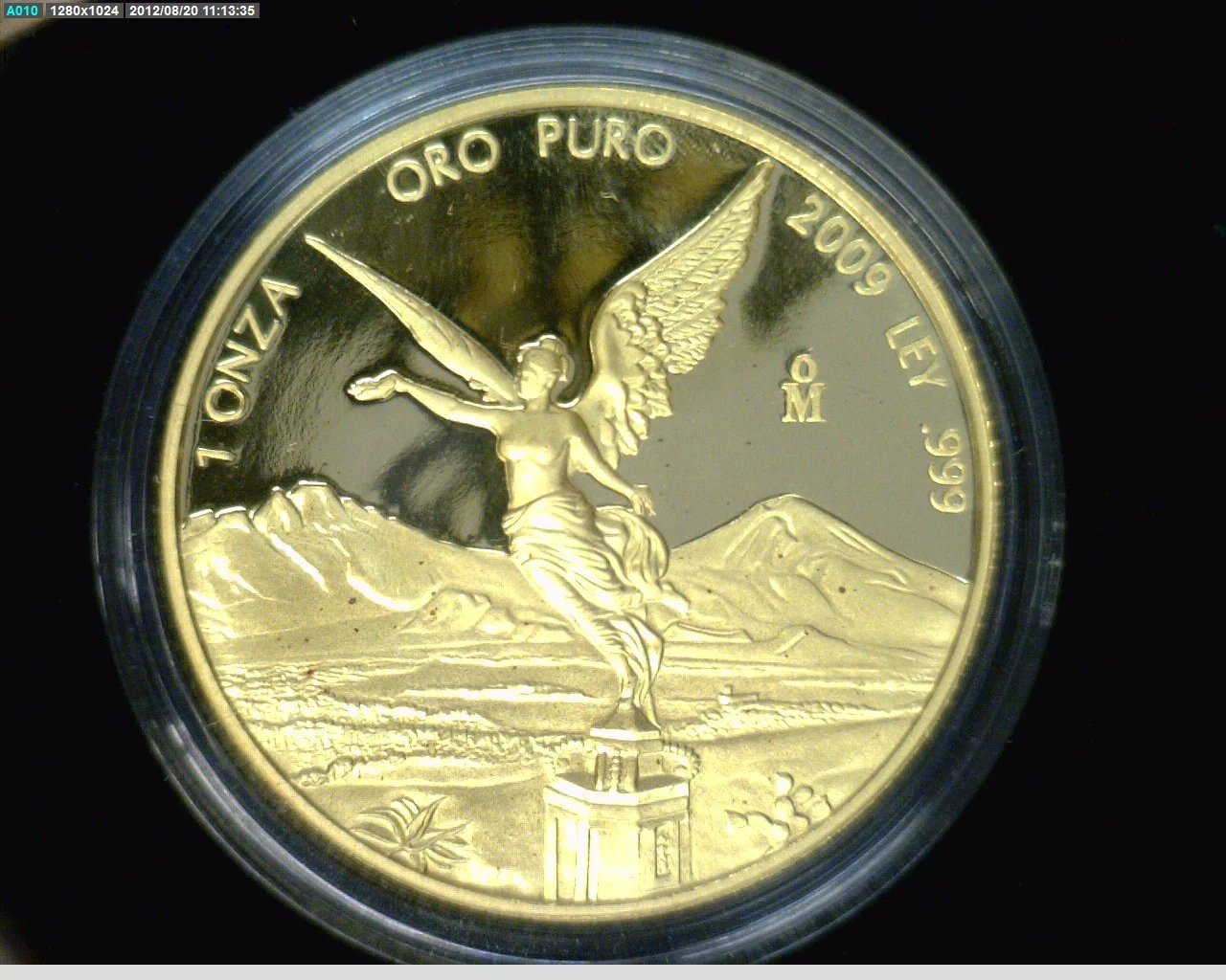 Onza Libertad Oro 2009 Proof · Reverso