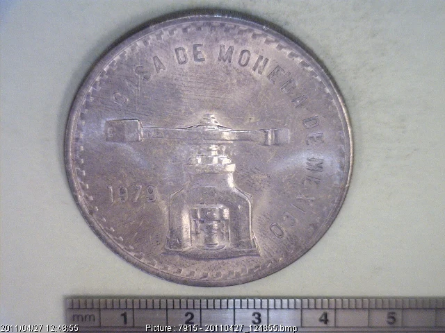 Onza Troy de Plata Pura 1979 (anverso)