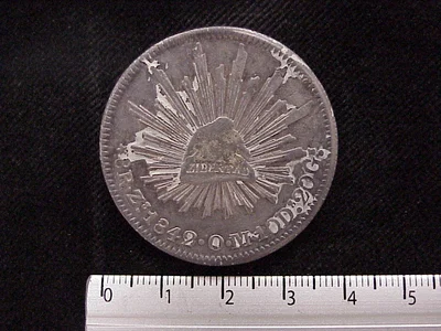 1-pesos-1869-plata - reverso (Banxico)