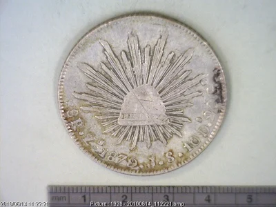 8 Reales Resplandor Zacatecas 1879