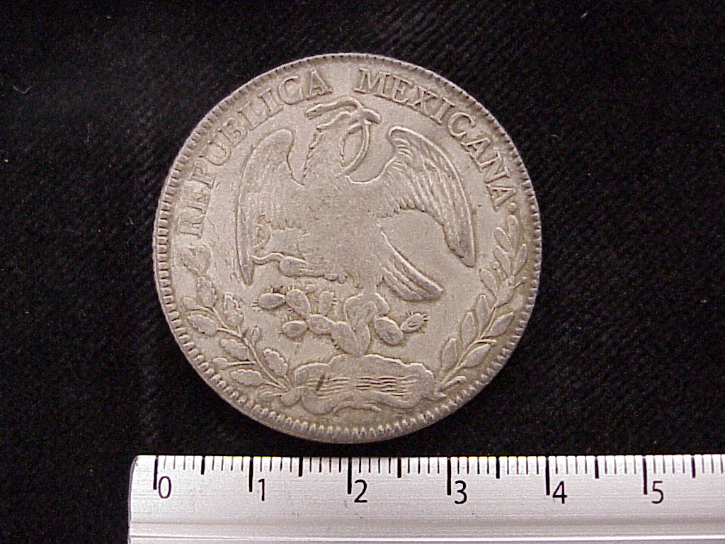 8 Plata 1880 . Inventario Banxico 10324 (anverso)