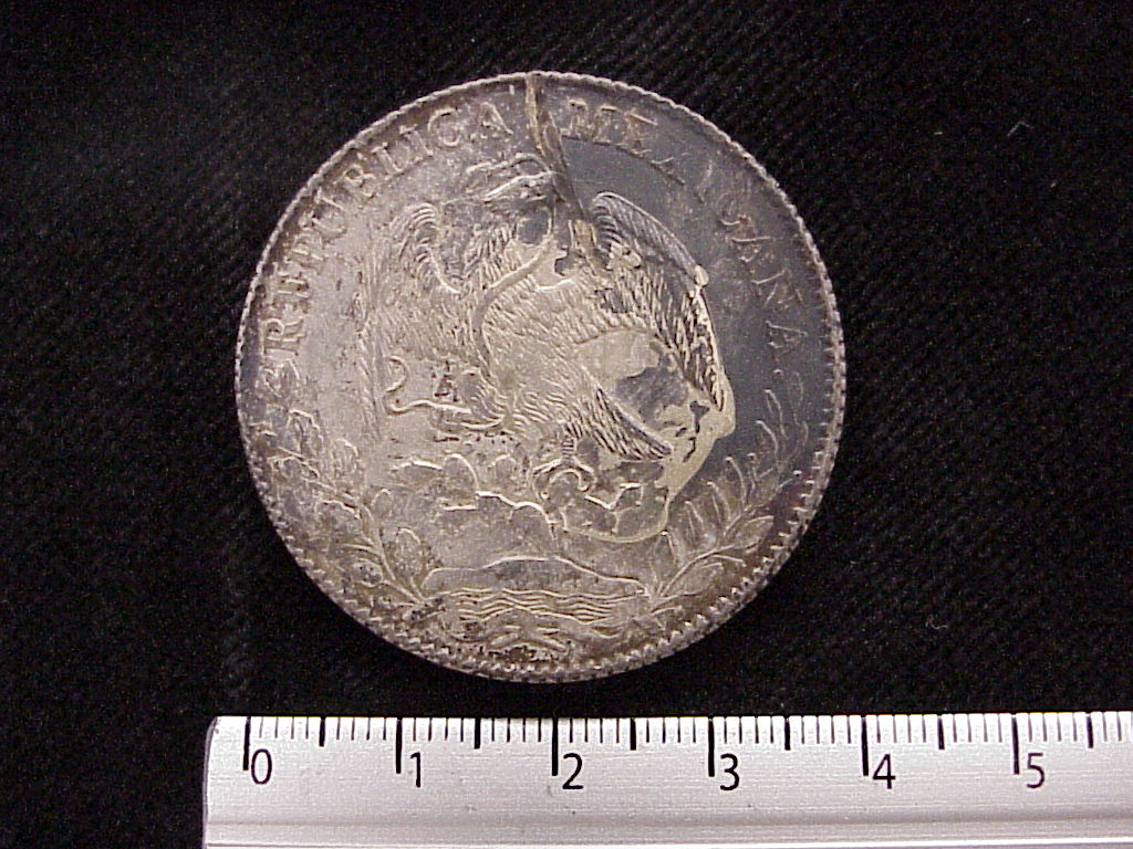 8 Plata 1884 . Inventario Banxico 10338 (anverso)