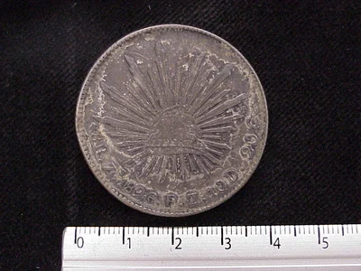 8 Reales Resplandor Zacatecas 1896