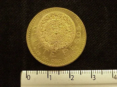 20 Pesos Azteca Oro 1959 (reverso)