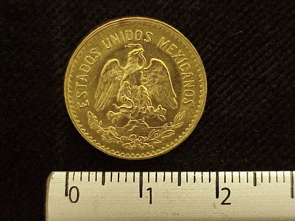 5 Pesos Hidalgo Oro 1955 (anverso)