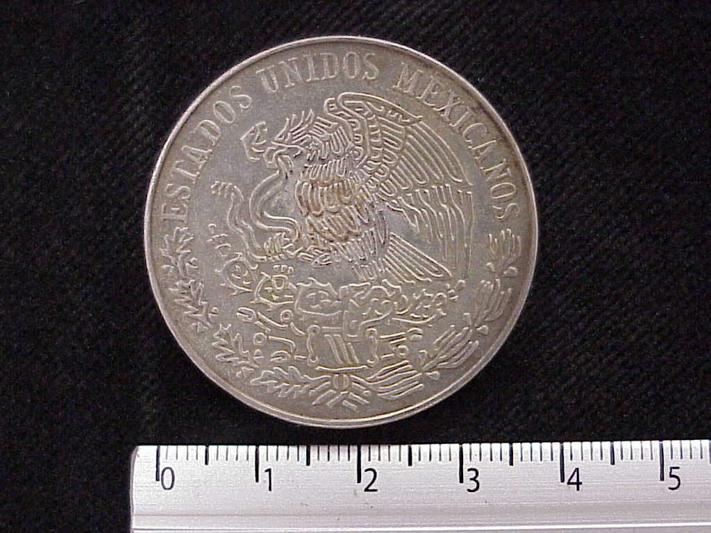 25 Pesos Plata 1972 (anverso)