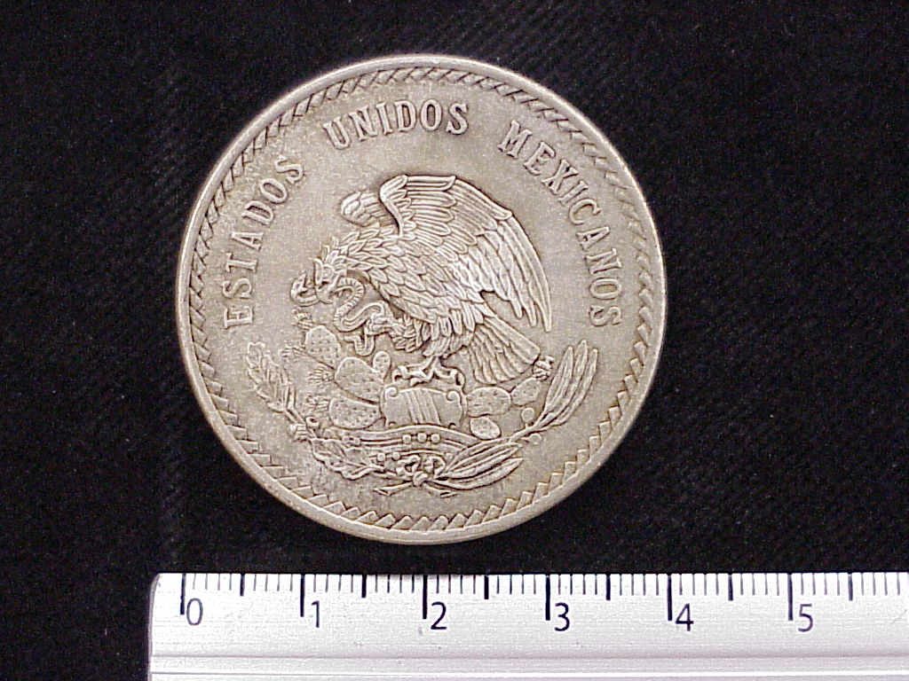 5 Pesos Plata 1947 (anverso)