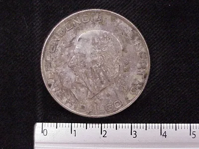 5 Pesos Plata 1955 (reverso)