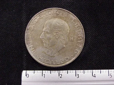 5 Pesos Plata 1957 (reverso)