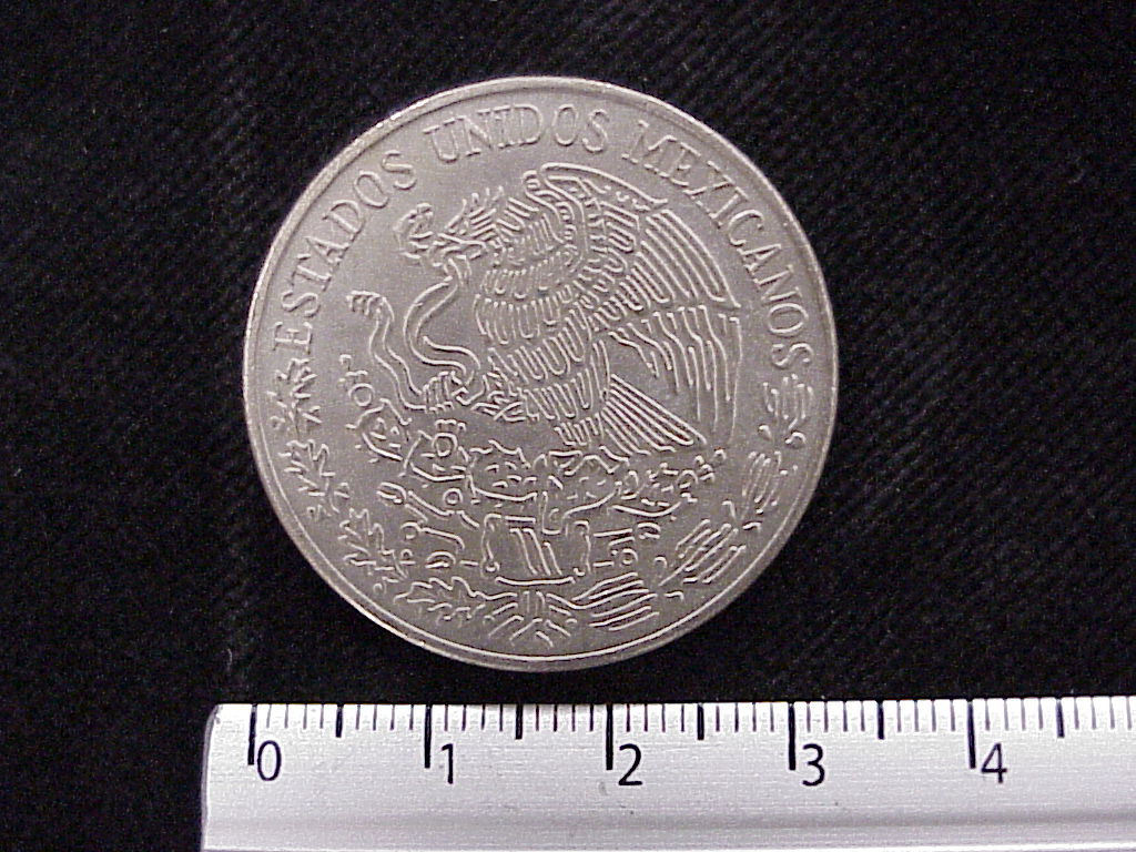 5 Pesos Cuproníquel 1973 (anverso)
