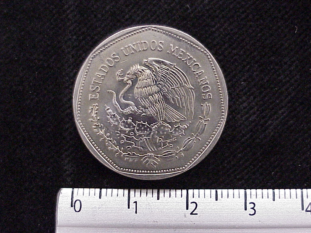 5 Pesos Cuproníquel 1980 (anverso)