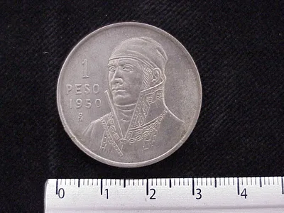 1 Peso Plata 1950 (reverso)