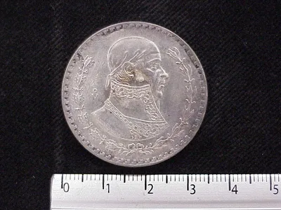 1 Peso Plata 1960 (reverso)