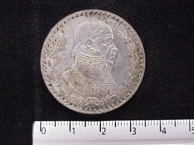 1 Peso Plata 1961 (reverso)
