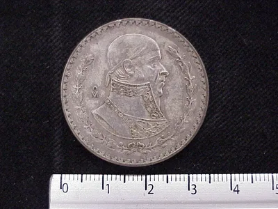 1 Peso Plata 1963 (reverso)