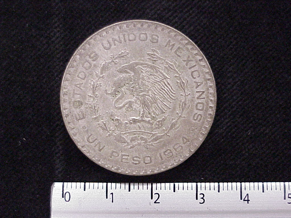 1 Peso Plata 1964 (anverso)