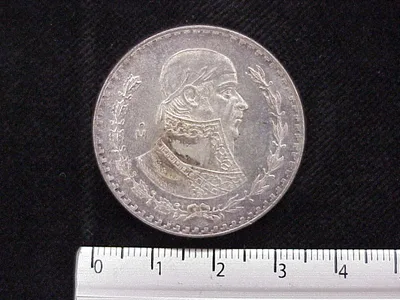 1 Peso Plata 1965 (reverso)