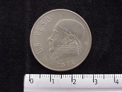 1 Peso Cuproníquel 1971 (reverso)