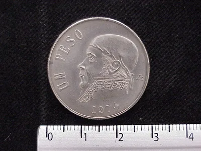 1 Peso Cuproníquel 1974 (reverso)