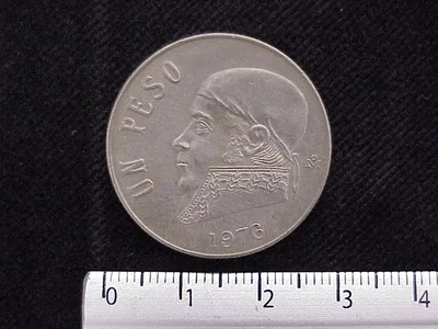 1 Peso Cuproníquel 1976 (reverso)