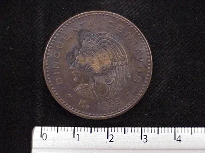50 Centavos Cobre 1959 (reverso)