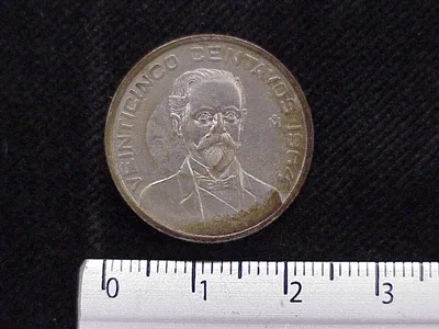 25 Centavos Cuproníquel 1964 (reverso)