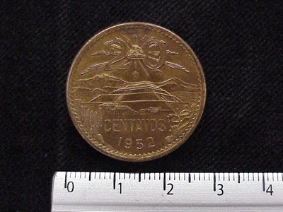 20 Centavos Cobre 1952 (reverso)