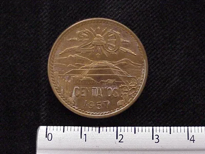 20 Centavos Cobre 1957 (reverso)