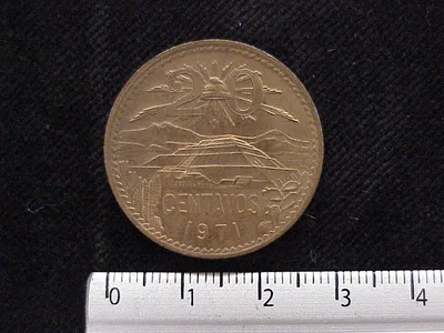 20 Centavos Cobre 1971 (reverso)
