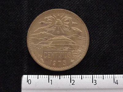 20 Centavos Cobre 1973 (reverso)