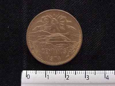 20 Centavos Cobre 1974 (reverso)