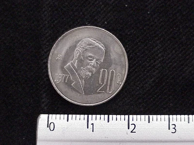 20 Centavos Cuproníquel 1977