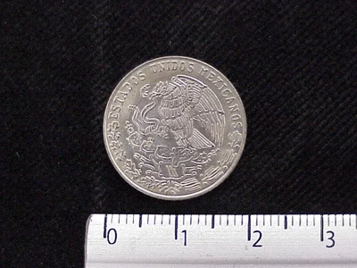 20 Cuproníquel 1980 . Inventario Banxico 12162 (anverso)