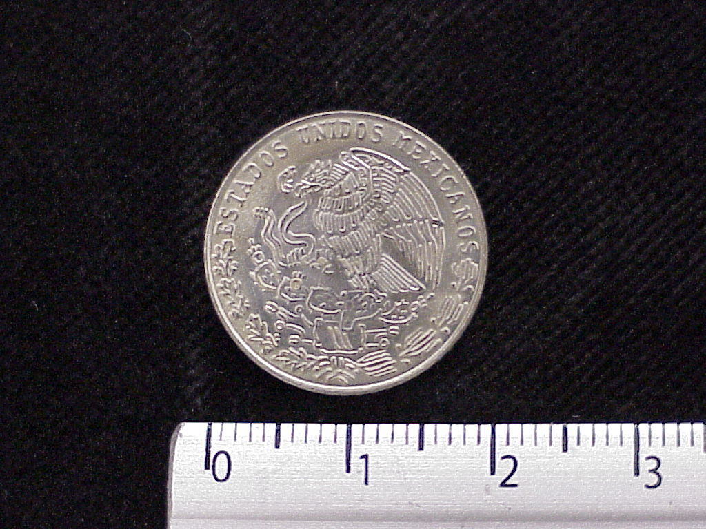 20 Cuproníquel 1980 . Inventario Banxico 12162 (anverso)