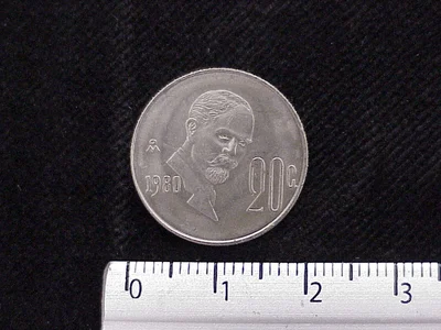 20 Centavos Cuproníquel 1980