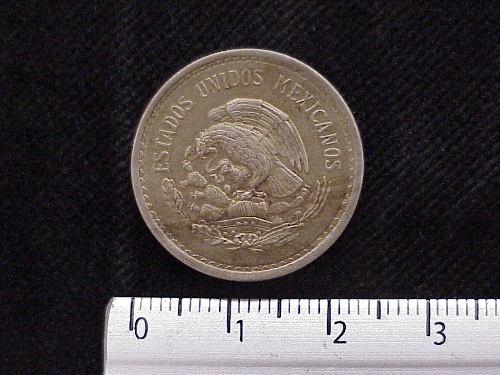 10 Cuproníquel 1945 . Inventario Banxico 12238 (anverso)