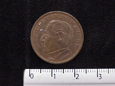 10 Centavos Cobre 1956 (reverso)