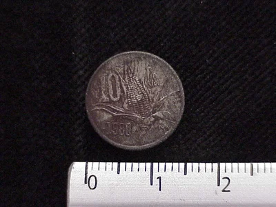 10 Centavos Cuproníquel 1980
