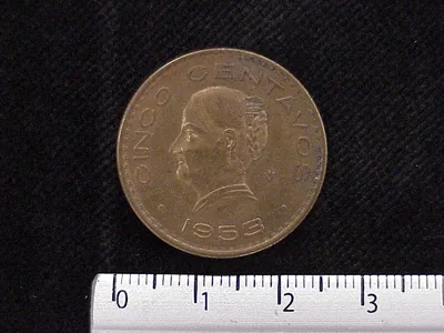 5 Centavos Cobre 1953 (reverso)