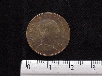 5 Centavos Cobre 1956 (reverso)