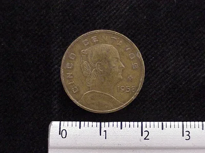 5 Centavos Cobre 1958 (reverso)